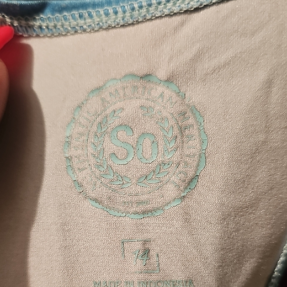 Light Blue Racerback Tank Top - Picture 2 of 7